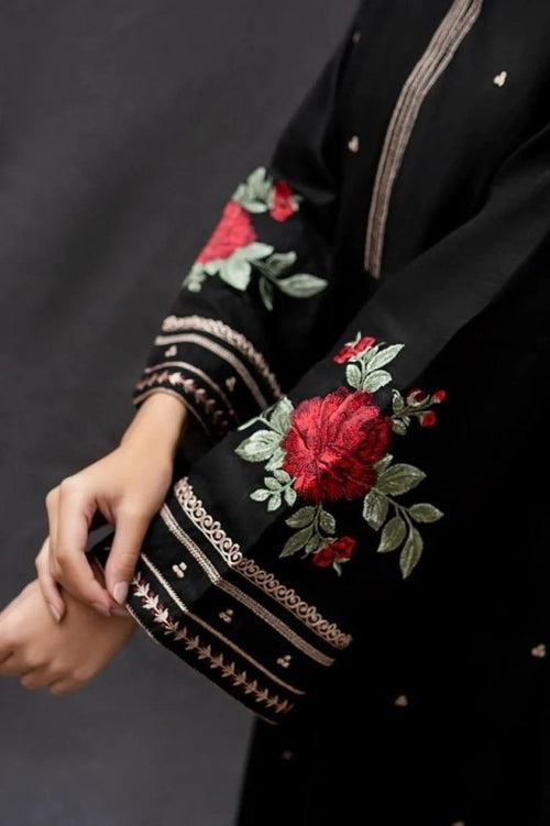 2PC Lawn Embroidered Shirt - 5195 - Sapphire Studios