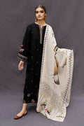 3PC Lawn Embroidered Shirt With Digital Printed Jauqard Dupatta - 5007 - Sapphire Studios