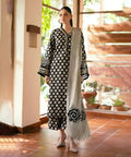 3PC LAWN PRINTED SHIRT WITH LAWN PRINTED DUAPTTA AND TROUSER - 4004 - Sapphire Studios