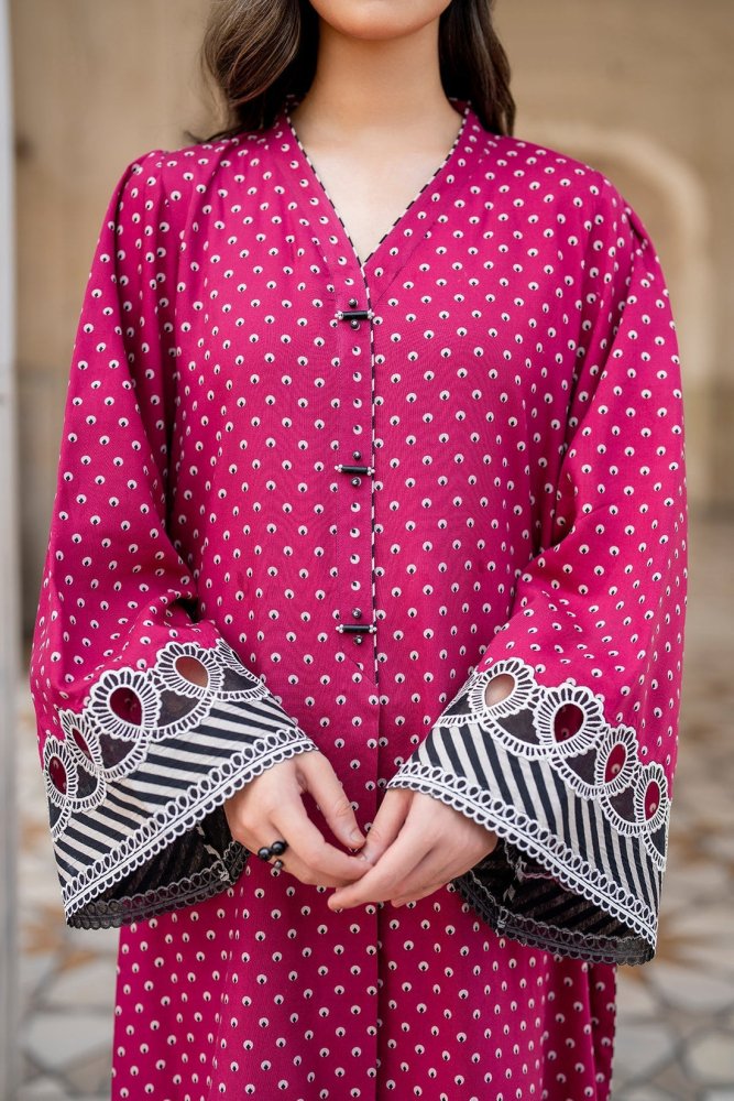 3PC LAWN PRINTED SHIRT WITH LAWN PRINTED DUAPTTA AND TROUSER - 4005 - Sapphire Studios