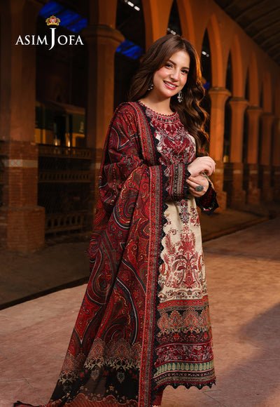 3PC LAWN PRINTED SHIRT WITH VOILE PRINTED DUAPTTA - 4007 - Sapphire Studios