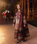 3PC LAWN PRINTED SHIRT WITH VOILE PRINTED DUAPTTA - 4007 - Sapphire Studios