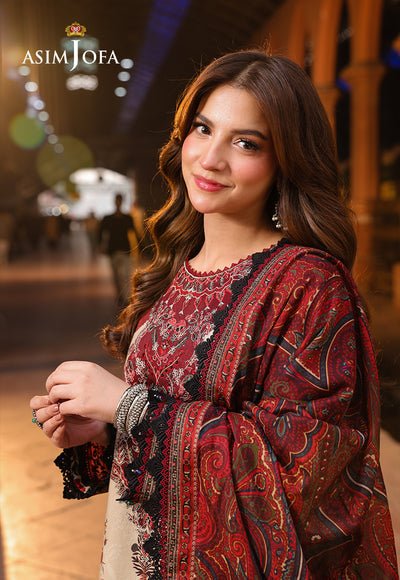 3PC LAWN PRINTED SHIRT WITH VOILE PRINTED DUAPTTA - 4007 - Sapphire Studios