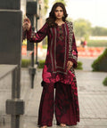 3PC LAWN PRINTED SHIRT WITH VOILE PRINTED DUAPTTA - 4008 - Sapphire Studios