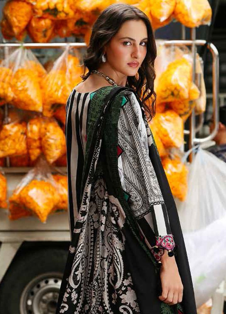 3PC LAWN PRINTED SHIRT WITH VOILE PRINTED DUAPTTA - 4013 - Sapphire Studios