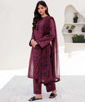 3PC LAWN PRINTED SHIRT WITH VOILE PRINTED DUAPTTA - 4015 - Sapphire Studios