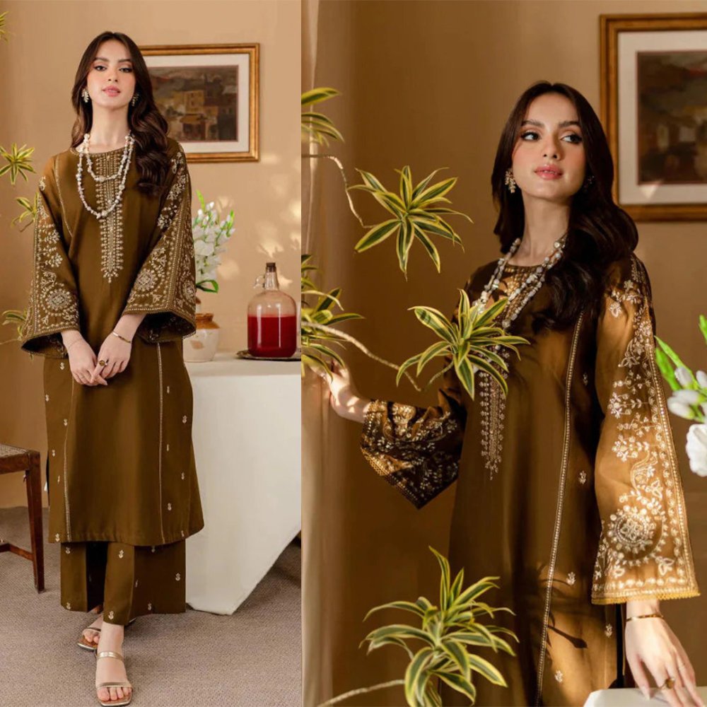 Lawn 2PC Embroidered - 5006 - Sapphire Studios