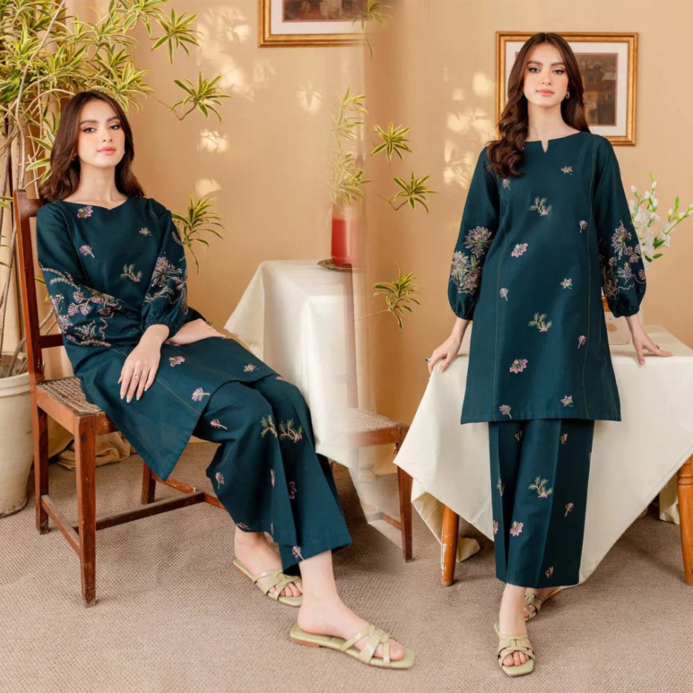 Lawn 2PC Embroidered - 5008 - Sapphire Studios