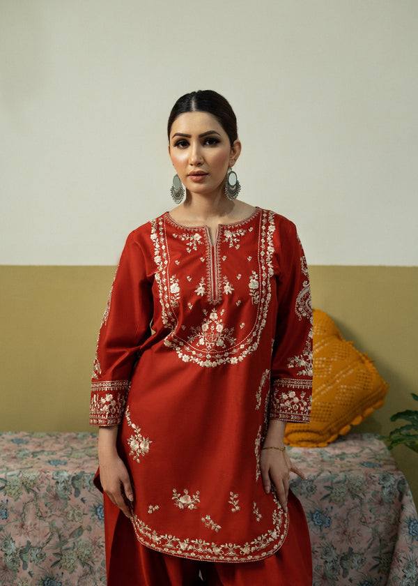 Lawn - 2PC Embroidered Suit - 5254 - Sapphire Studios