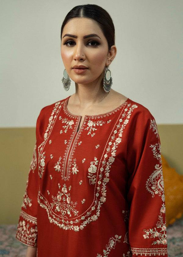 Lawn - 2PC Embroidered Suit - 5254 - Sapphire Studios