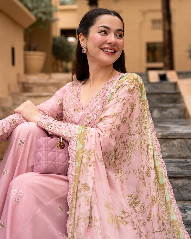 Lawn - 3PC Chikankari Embroidered Shirt With Chiffon Printed Dupatta - 5260 - Sapphire Studios