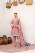 Lawn - 3PC Chikankari Embroidered With Digital Printed Jacquard Dupatta - 5159 - Sapphire Studios