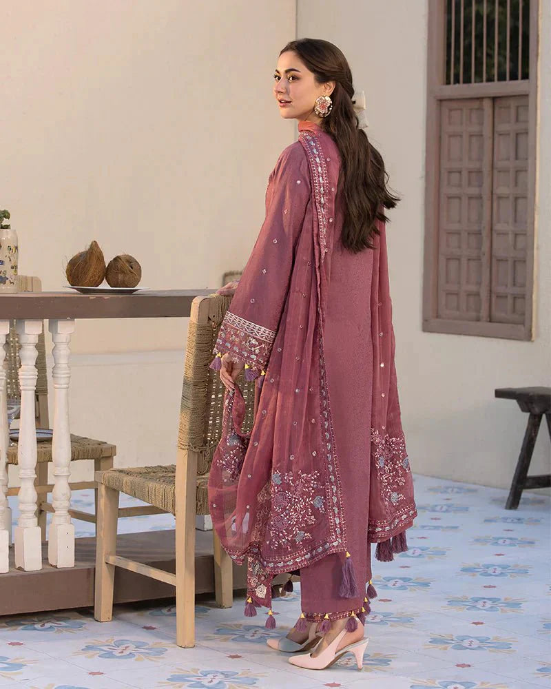 Lawn - 3PC Embroidered Shirt with Chiffon Embroidered Dupatta - 5064 - Sapphire Studios