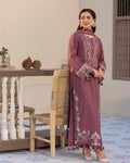 Lawn - 3PC Embroidered Shirt with Chiffon Embroidered Dupatta - 5064 - Sapphire Studios