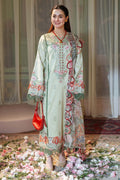 Lawn - 3PC Embroidered Shirt with Digital Printed Jacquard Dupatta - 1428 - Sapphire Studios