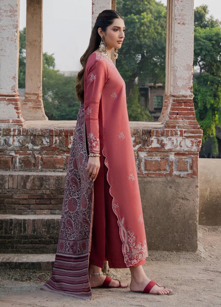 Lawn - 3PC Embroidered Shirt with Digital Printed Jacquard Dupatta - 5053 - Sapphire Studios