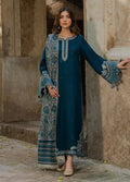 Lawn - 3PC Embroidered Shirt with Digital Printed Jacquard Dupatta - 5055 - Sapphire Studios