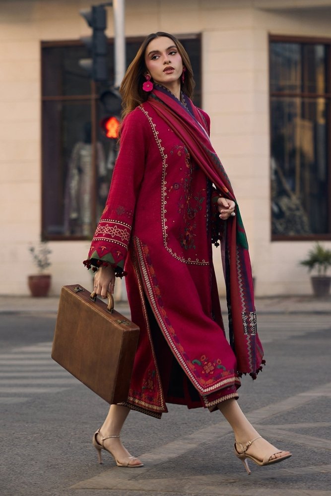 Lawn - 3PC Embroidered Shirt with Digital Printed Jacquard Dupatta - 5069 - Sapphire Studios