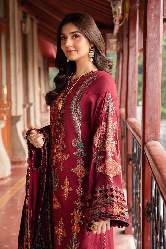 Lawn - 3PC Embroidered Shirt with Digital Printed Jacquard Dupatta - 5164 - Sapphire Studios