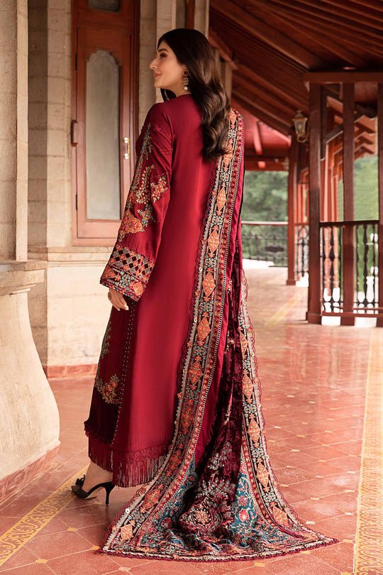 Lawn - 3PC Embroidered Shirt with Digital Printed Jacquard Dupatta - 5164 - Sapphire Studios