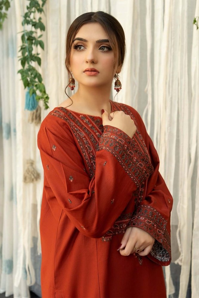 Lawn 3PC Embroidered Shirt with Digital Printed Jacquard Dupatta - 5184 - Sapphire Studios