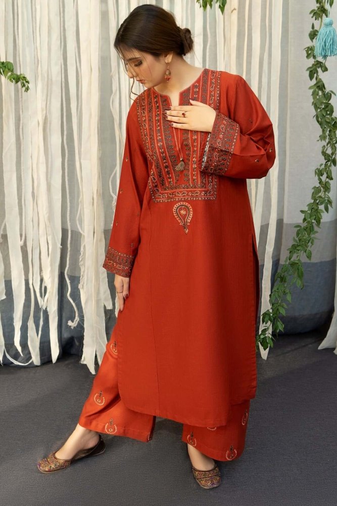 Lawn 3PC Embroidered Shirt with Digital Printed Jacquard Dupatta - 5184 - Sapphire Studios