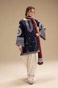 Lawn 3PC Embroidered Shirt with Digital Printed Jacquard Dupatta - 5214 - Sapphire Studios