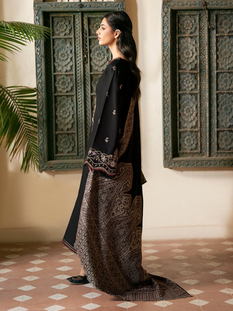 Lawn - 3PC Embroidered Shirt with Digital Printed Jauqard Dupatta - 5011 - Sapphire Studios