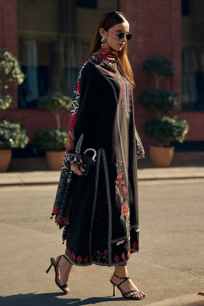 Lawn - 3PC Embroidered Shirt With Digital Printed Jauqard Dupatta - 5087 - Sapphire Studios