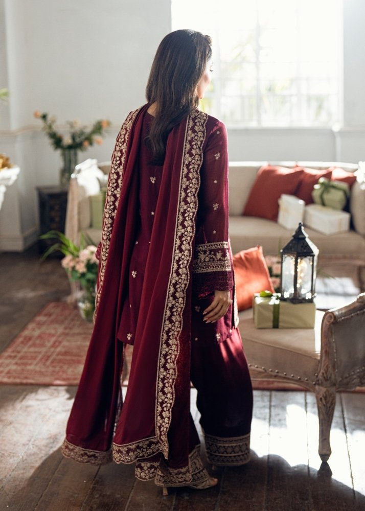 Lawn - 3PC Embroidered Shirt With Embroidered Cotton Viscose Dupatta - 5169 - Sapphire Studios