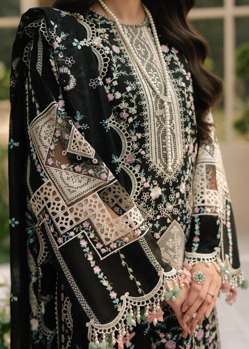 Lawn - 3PC Embroidered Shirt With Khadi Net Embroidered Dupatta - 5216 - Sapphire Studios