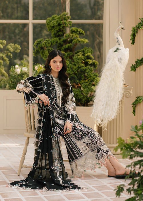 Lawn - 3PC Embroidered Shirt With Khadi Net Embroidered Dupatta - 5216 - Sapphire Studios