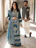 Lawn - 3PC Embroidered Shirt With Khadi Net Embroidered Dupatta - 5218 - Sapphire Studios