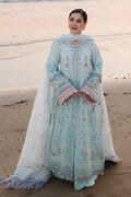 Lawn - 3PC Embroidered Shirt With Khadi Net Embroidered Dupatta - 5220 - Sapphire Studios