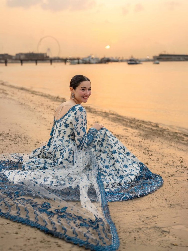 Lawn - 3PC Embroidered Shirt With Khadi Net Embroidered Dupatta - 5276 - Sapphire Studios