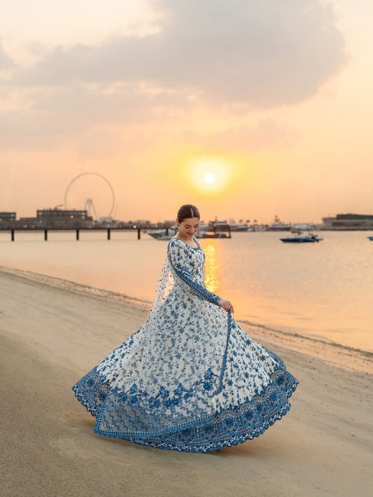 Lawn - 3PC Embroidered Shirt With Khadi Net Embroidered Dupatta - 5276 - Sapphire Studios