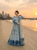 Lawn - 3PC Embroidered Shirt With Khadi Net Embroidered Dupatta - 5276 - Sapphire Studios