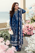 Lawn - 3PC Embroidered Shirt With Khadi Net Embroidered Dupatta - 5403 - Sapphire Studios