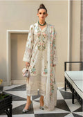 Lawn - 3PC Embroidered Shirt with Organza Embroidered Dupatta - 1168 - Sapphire Studios