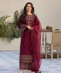 Lawn - 3PC Embroidered Shirt with Organza Embroidered Dupatta - 5065 - Sapphire Studios