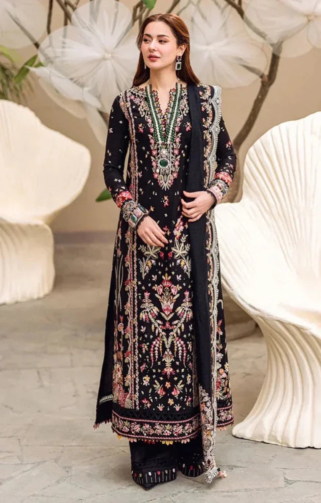 Lawn - 3PC Embroidered Shirt with Organza Embroidered Dupatta - 5176 - Sapphire Studios