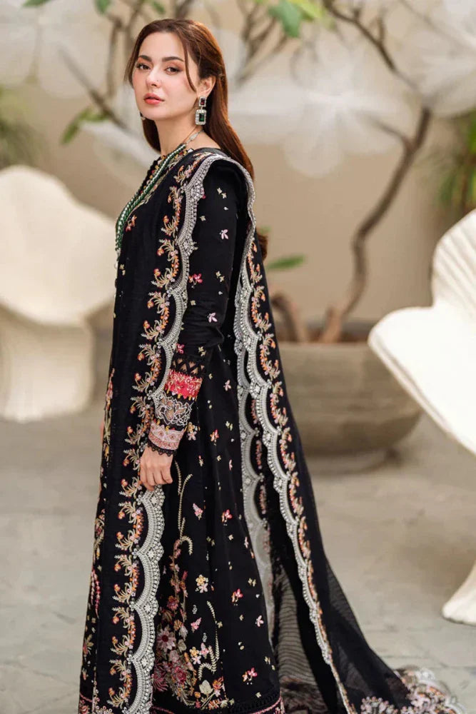 Lawn - 3PC Embroidered Shirt with Organza Embroidered Dupatta - 5176 - Sapphire Studios