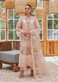 Lawn - 3PC Embroidered Shirt with Organza Printed Dupatta with Embroidery - 5109 - Sapphire Studios