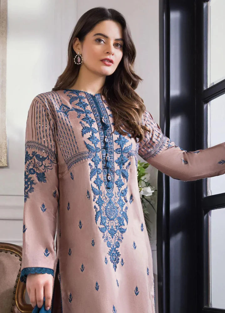 Lawn - 3PC Embroidered With Chiffon Dupatta - 5063 - Sapphire Studios