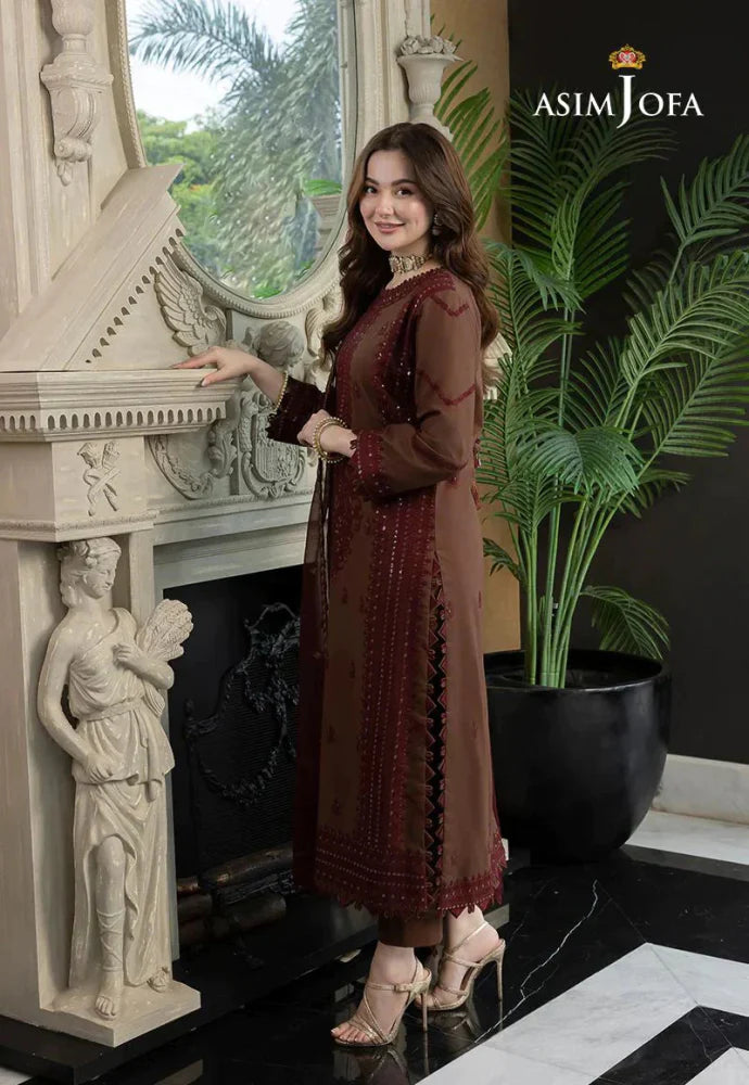 Lawn 3PC Embroidered With Chiffon Embroidered Dupatta - 5016 - Sapphire Studios