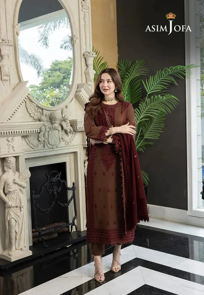 Lawn 3PC Embroidered With Chiffon Embroidered Dupatta - 5016 - Sapphire Studios