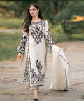 Lawn 3PC Embroidered With Chiffon Embroidered Dupatta - 5019 - Sapphire Studios