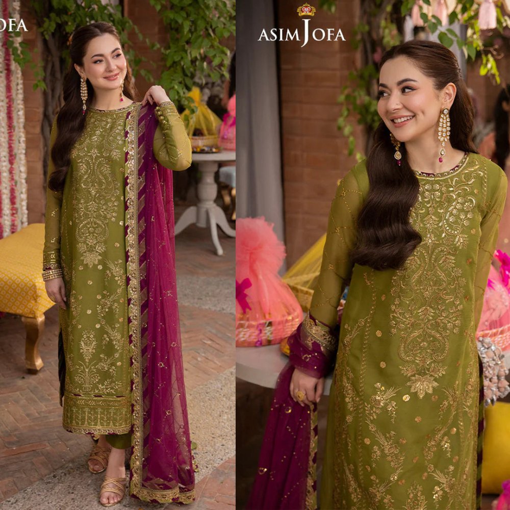 Lawn 3PC Embroidered With Chiffon Embroidered Dupatta - 5020 - Sapphire Studios