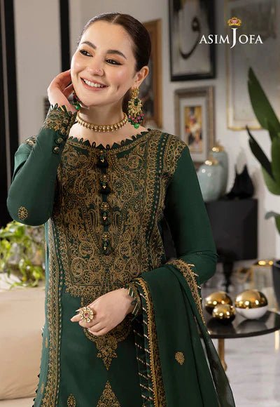 Lawn 3PC Embroidered With Chiffon Embroidered Dupatta - 5022 - Sapphire Studios