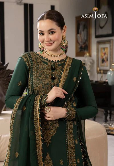 Lawn 3PC Embroidered With Chiffon Embroidered Dupatta - 5022 - Sapphire Studios